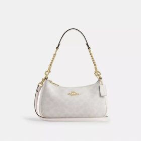 Teri-Schultertasche aus Signature Canvas