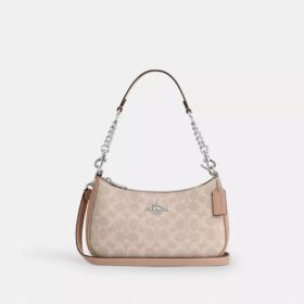 Teri-Schultertasche aus Signature Canvas