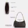 Teri-Schultertasche aus Signature Canvas