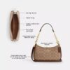 Teri-Schultertasche aus Signature Canvas