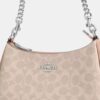 Teri-Schultertasche aus Signature Canvas