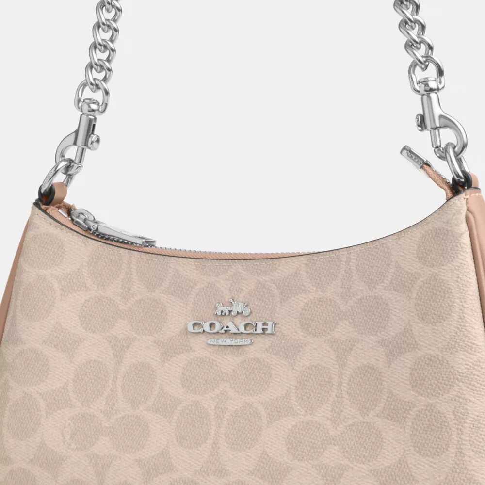 Teri-Schultertasche aus Signature Canvas