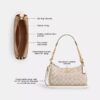 Teri-Schultertasche aus Signature Canvas
