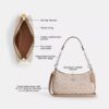 Teri-Schultertasche aus Signature Canvas