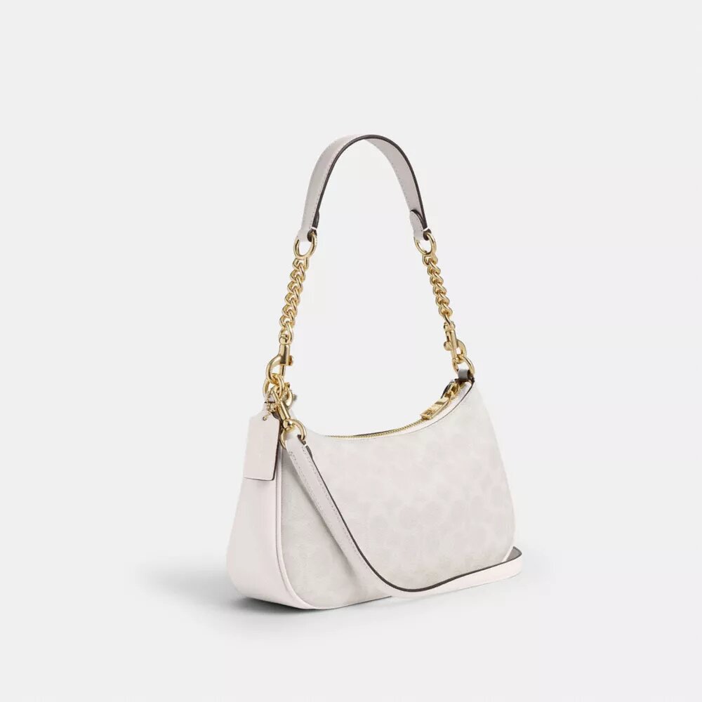 Teri-Schultertasche aus Signature Canvas