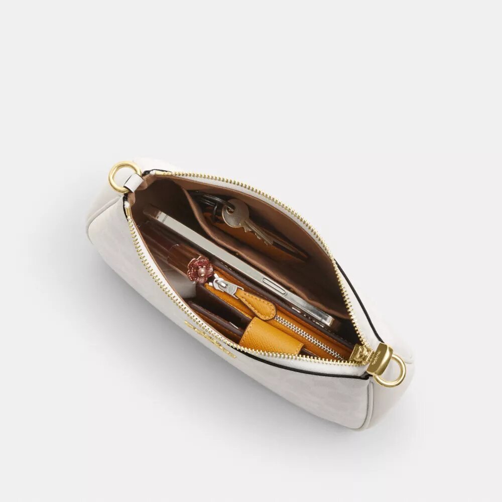 Teri-Schultertasche aus Signature Canvas