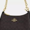 Teri-Schultertasche aus Signature Canvas