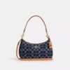 Teri-Schultertasche aus Signature-Denim