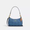 Teri-Schultertasche aus Signature-Denim