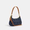 Teri-Schultertasche aus Signature-Denim