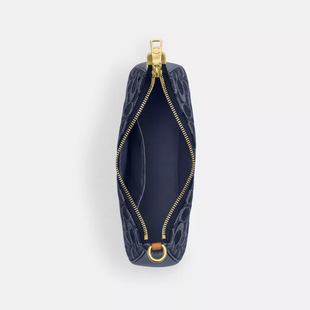 Teri-Schultertasche aus Signature-Denim