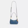 Teri-Schultertasche aus Signature-Denim