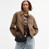 Teri-Schultertasche aus Signature-Denim