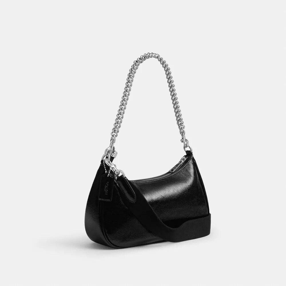 Teri-Schultertasche mit Etui