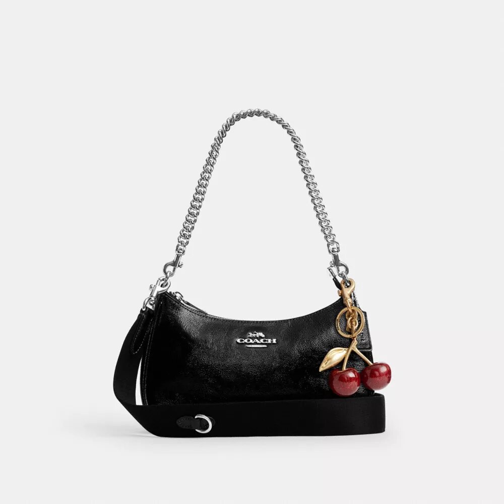 Teri-Schultertasche mit Etui