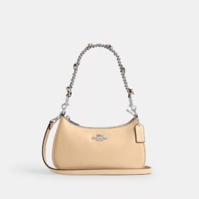 Teri-Schultertasche mit Schleifen