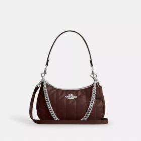 Teri-Schultertasche mit Steppung