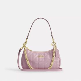 Teri-Schultertasche mit Steppung