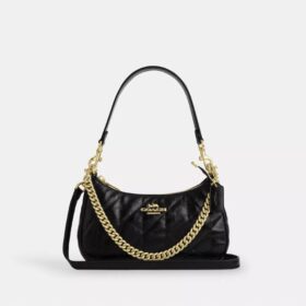 Teri-Schultertasche mit Steppung