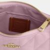Teri-Schultertasche mit Steppung