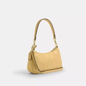 Teri-Schultertasche mit Steppung