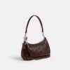 Teri-Schultertasche mit Steppung