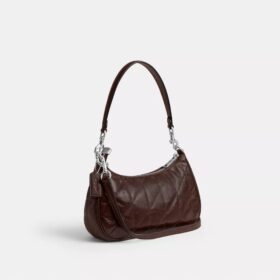 Teri-Schultertasche mit Steppung