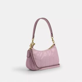Teri-Schultertasche mit Steppung