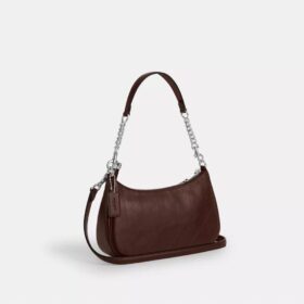 Teri-Schultertasche mit Steppung