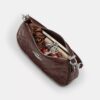 Teri-Schultertasche mit Steppung