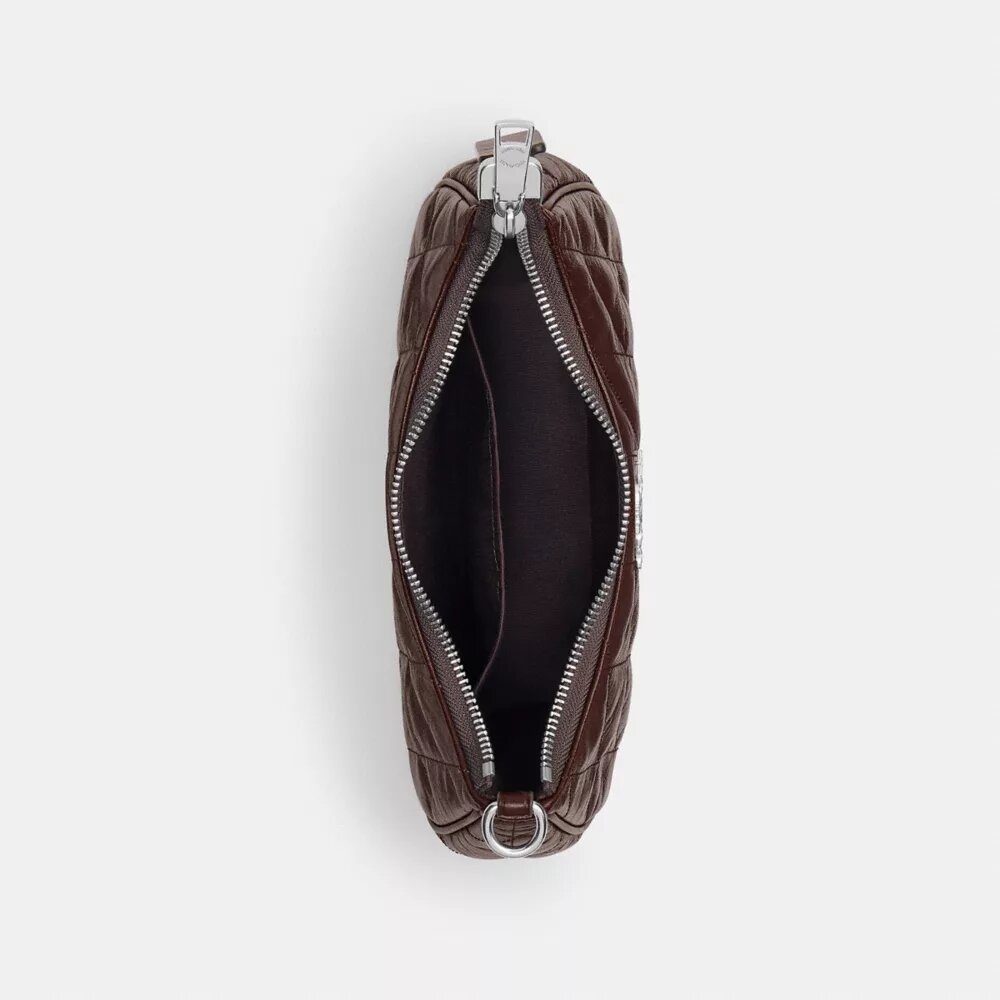 Teri-Schultertasche mit Steppung