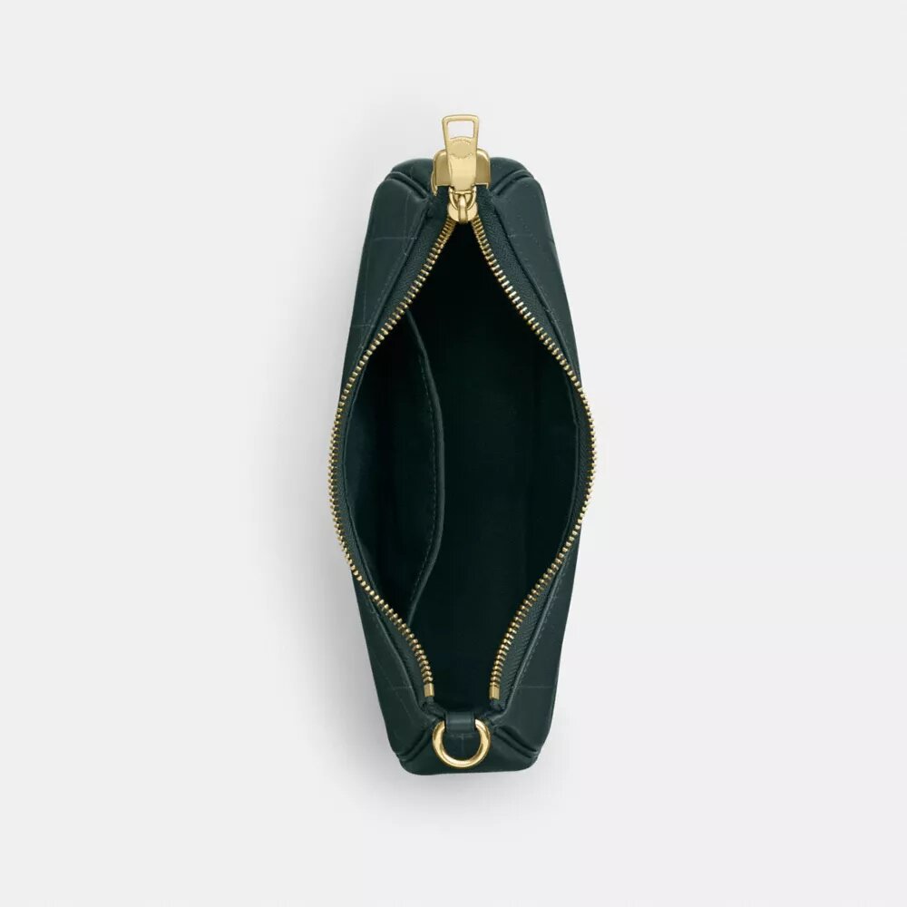 Teri-Schultertasche mit Steppung