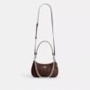 Teri-Schultertasche mit Steppung