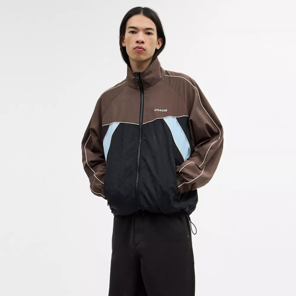 Trainingsjacke aus recyceltem Polyester