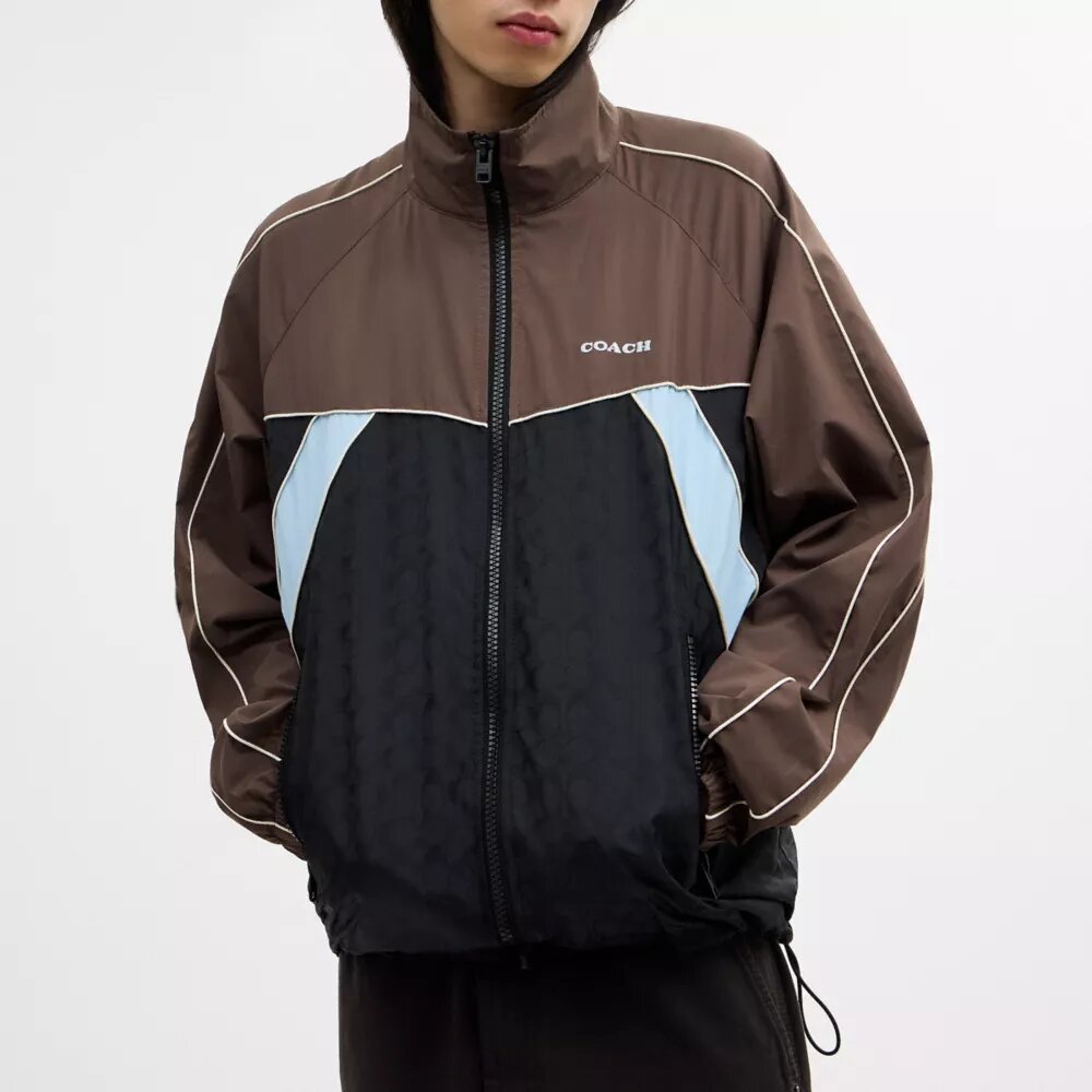Trainingsjacke aus recyceltem Polyester