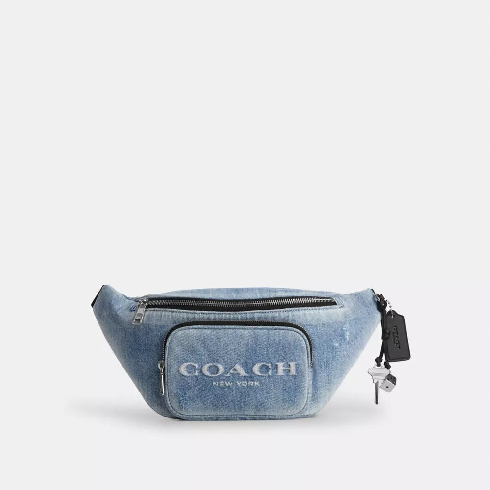 Travis Gürteltasche 35 aus Loved Denim mit Anhängern