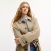 Trenchcoat aus wiederverwerteter Baumwolle
