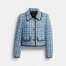 Turnlock-Tweedjacke