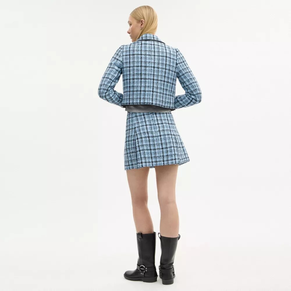 Turnlock-Tweedjacke