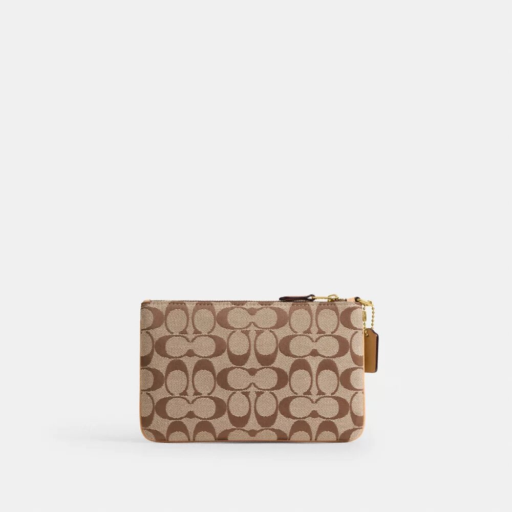Unverzichtbare kleine Handgelenktasche aus unserem charakteristischen Jacquard