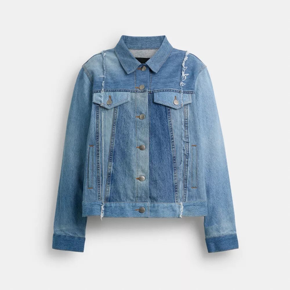 Upcycling-Jeansjacke