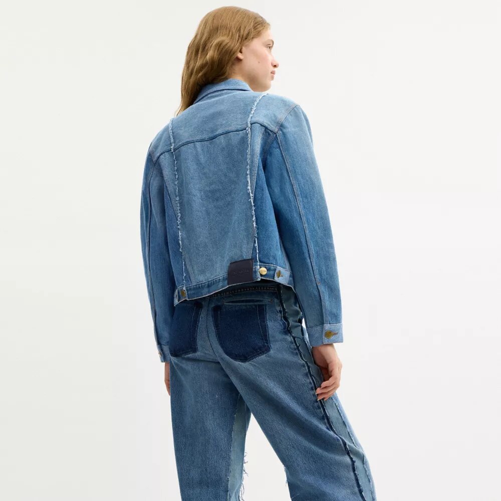 Upcycling-Jeansjacke