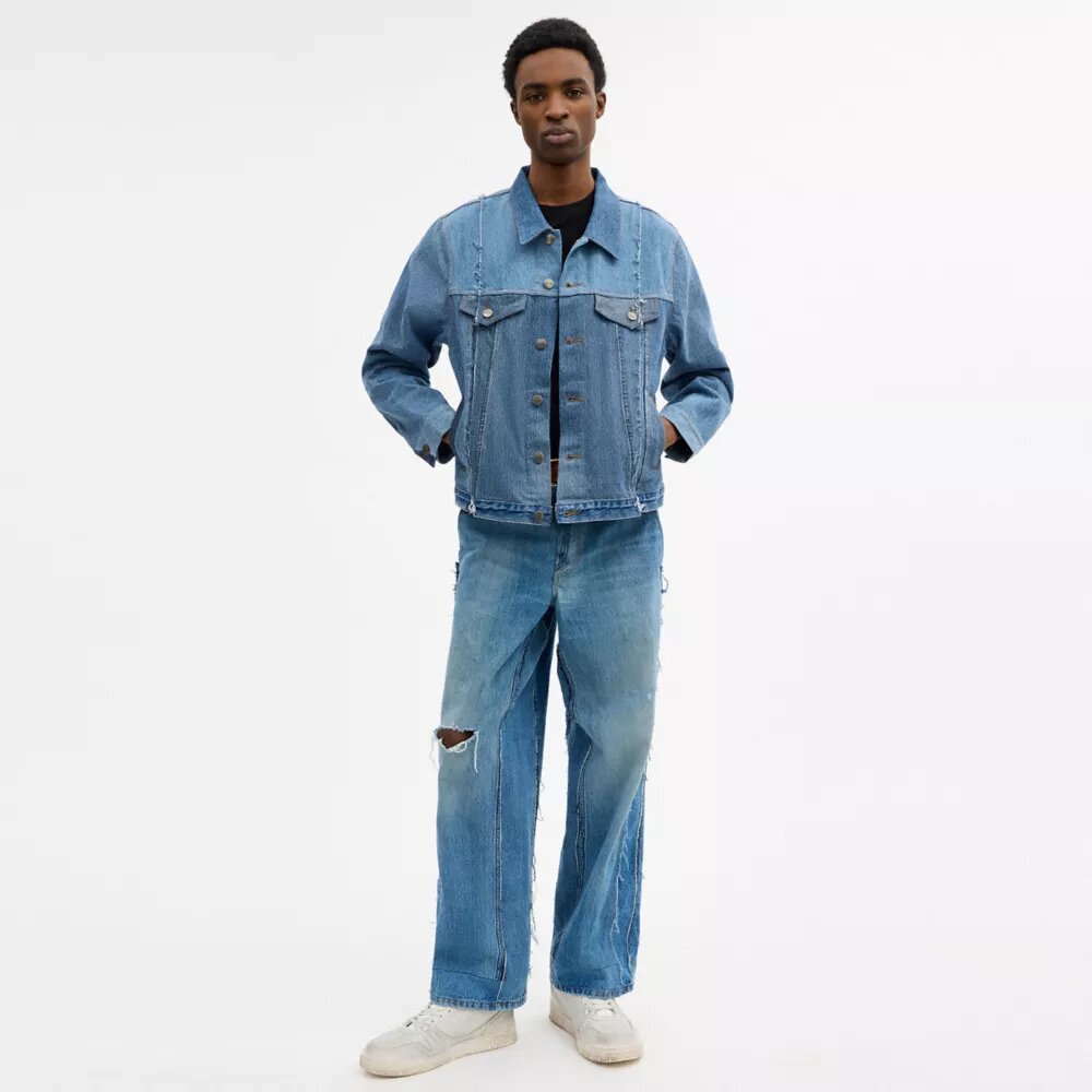 Upcycling-Jeansjacke