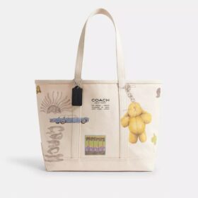 Utility-Shopper mit Skizzenprint