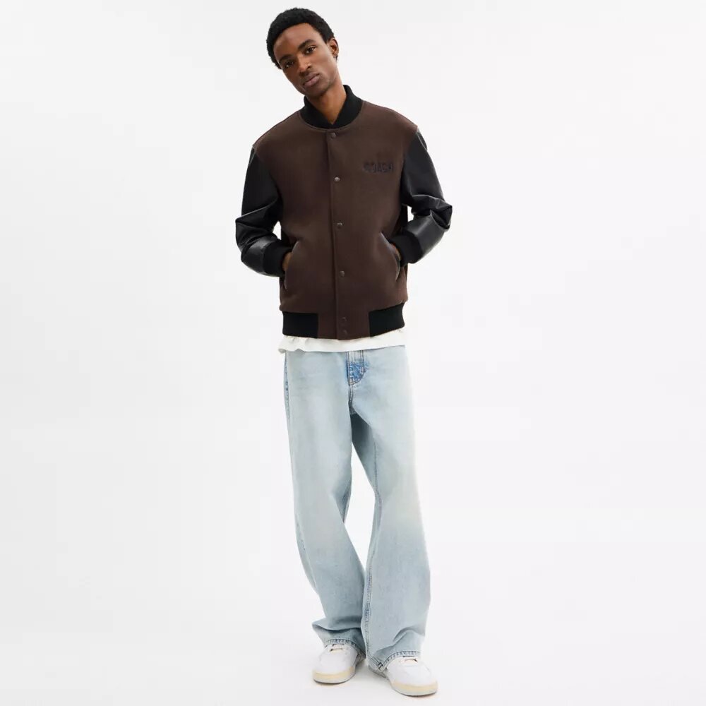 Varsity-Jacke aus Wolle