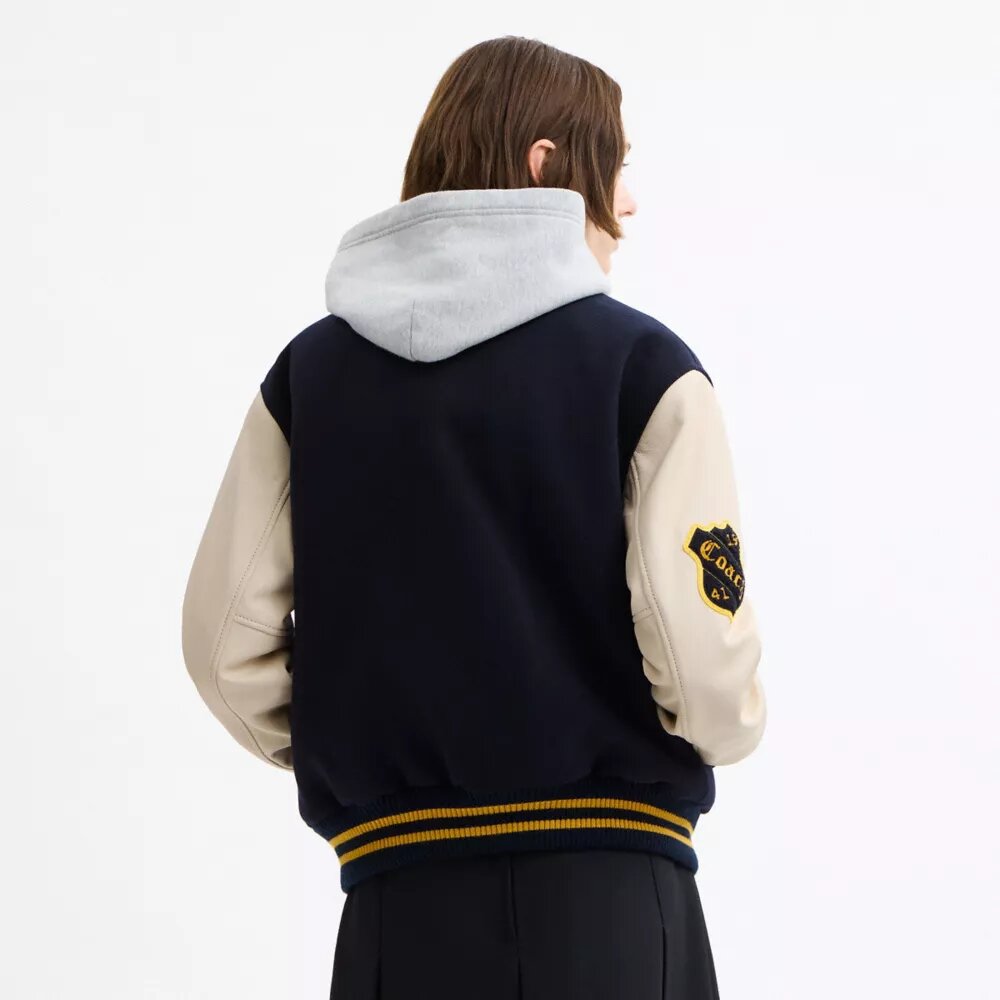 Varsity-Jacke aus Wolle