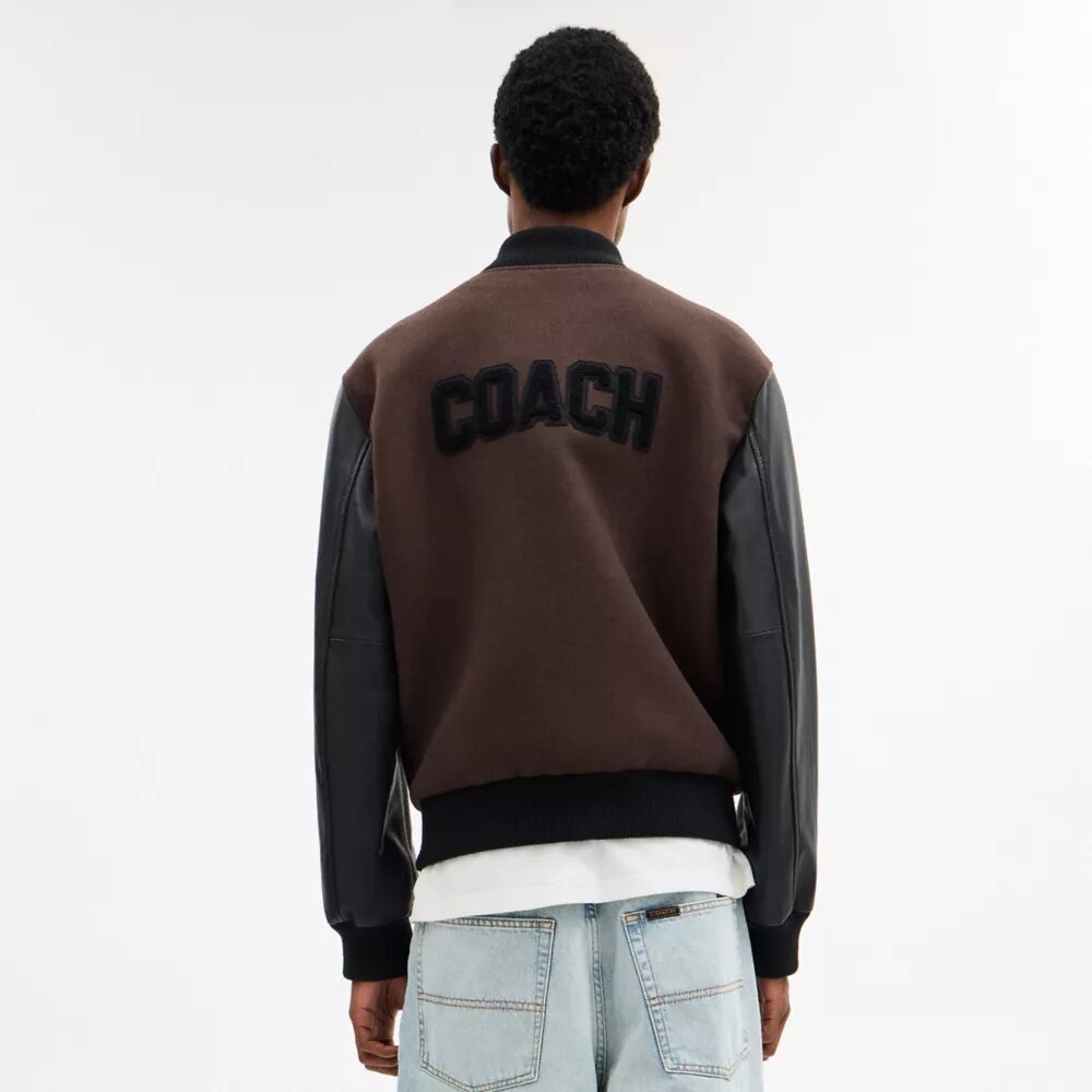 Varsity-Jacke aus Wolle
