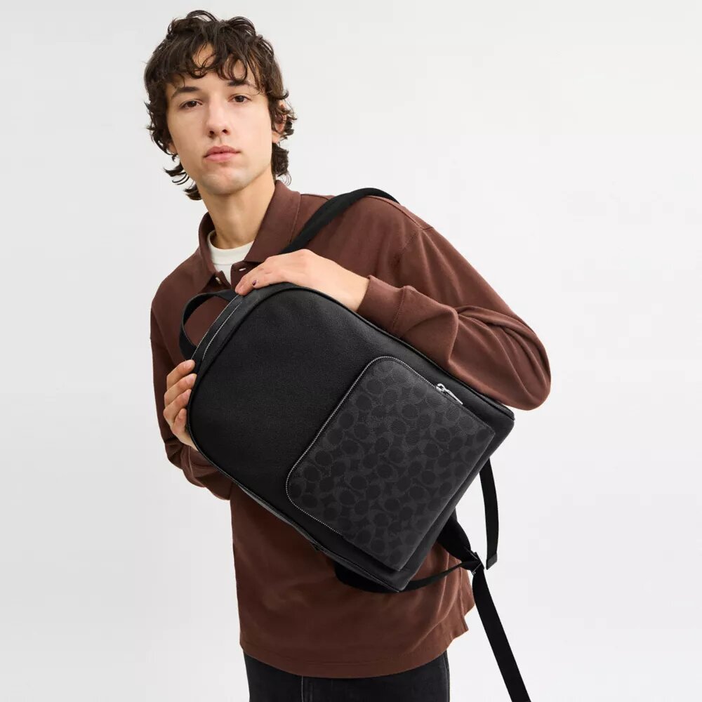 Wade-Rucksack aus Signature Canvas