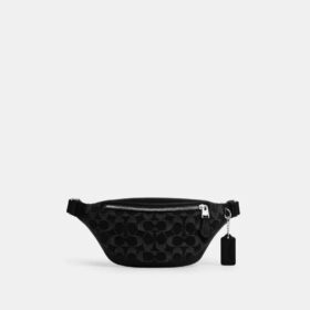 Warren Mini-Gürteltasche aus Signature-Denim