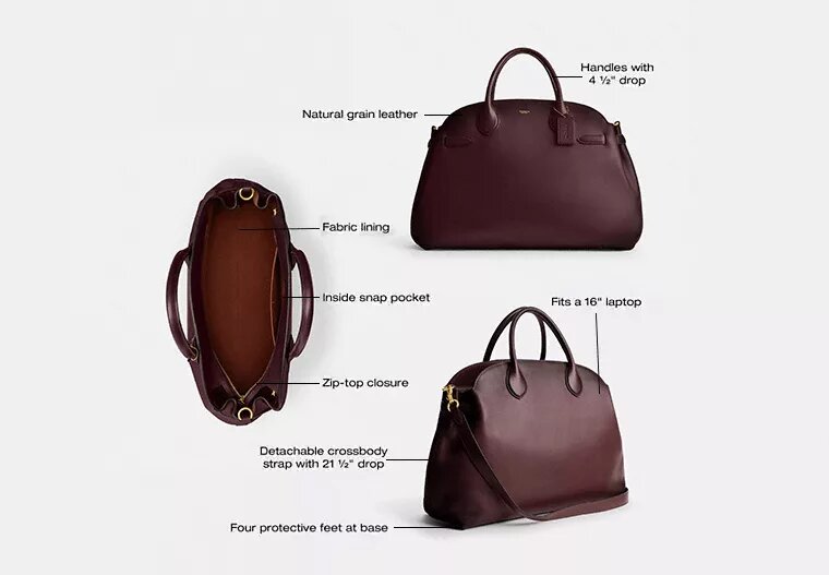 Weiche „Empire Carryall“-Tasche 48
